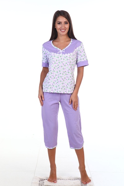 Пижама "№1" фиолетовый