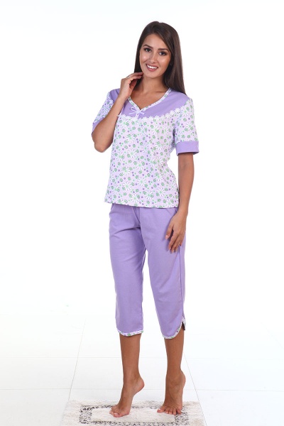Пижама "№1" фиолетовый